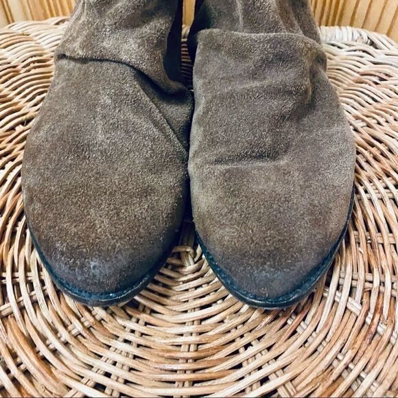 Naughty Monkey brown suede leather ankle boots 6.5 - Picture 2 of 9